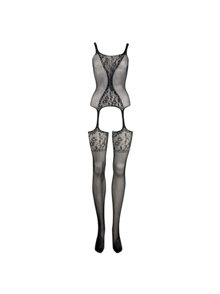 Bodystocking Fishnet And Lace Black 022 Os Le Désir