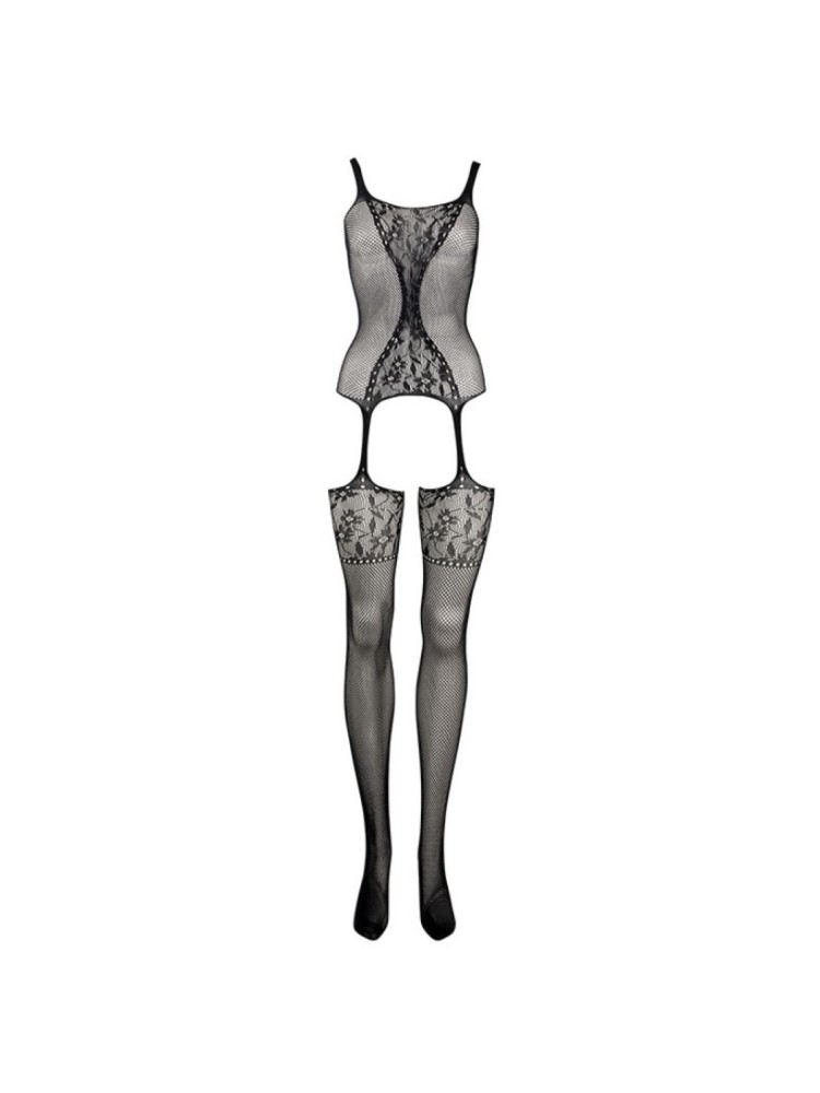 Bodystocking Fishnet And Lace Black 022 Os Le Désir