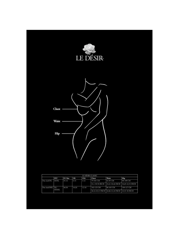 Bodystocking Fishnet And Lace Black 022 Os Le Désir