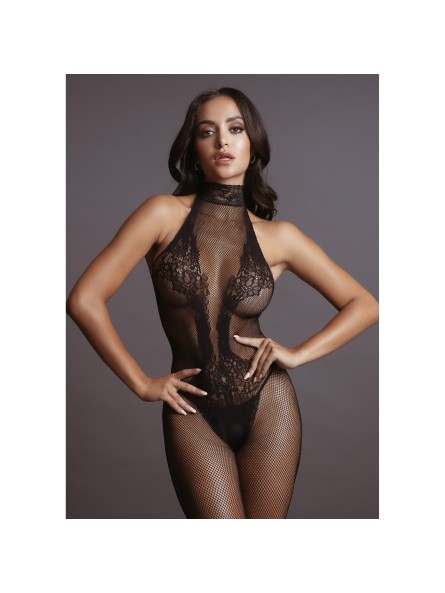 Bodystocking Fishnet And Lace Black Os Le Désir