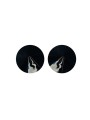 Nasutniki Nipple Covers Gloss Black Kinky Diva