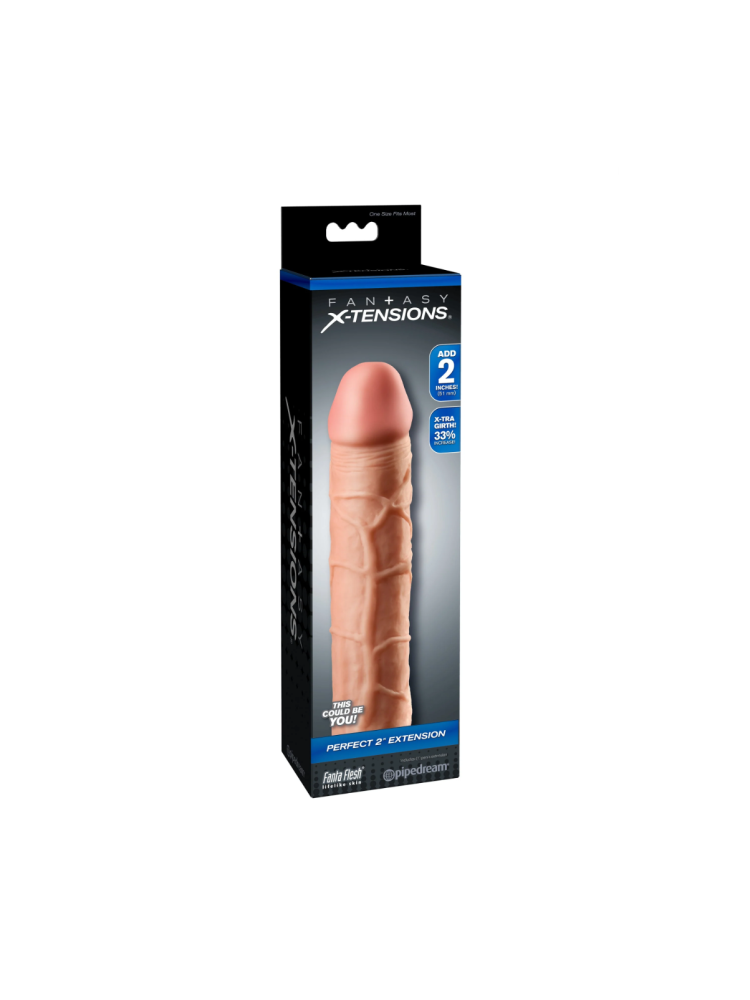 Nakładka Na Penisa Fantasy X-Tensions Perfect 2" Extension Light Pipedream