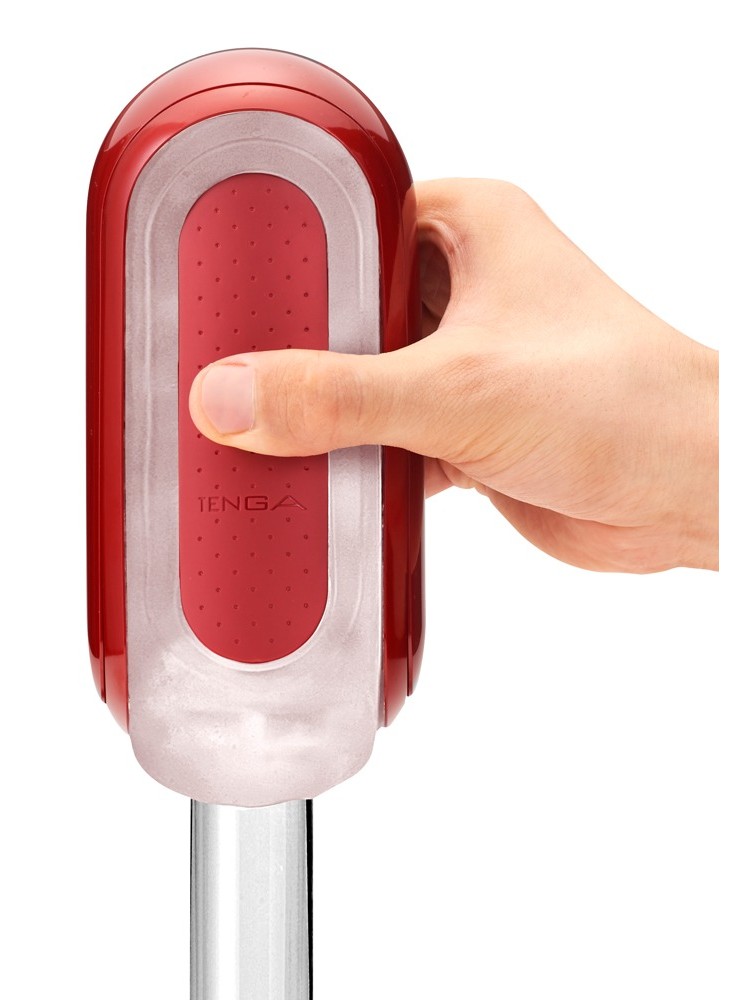 Masturbator Z Podgrzewaczem Flip 0 Red Warmer Package Tenga