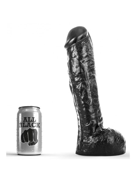 Dildo AB34 Bratwurst 24 x 6.5cm All Black