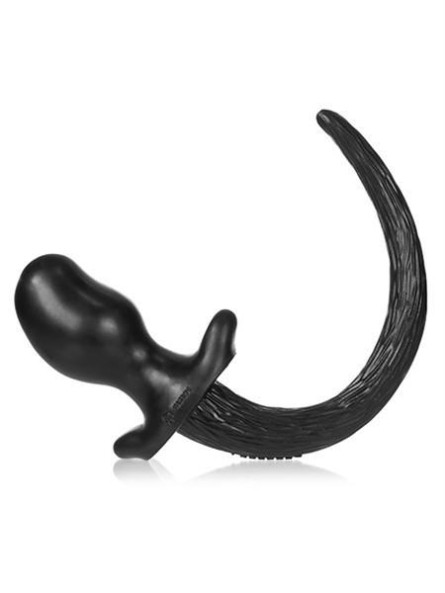 Korek analny pup play Mastiff Puppy tail Black Oxballs