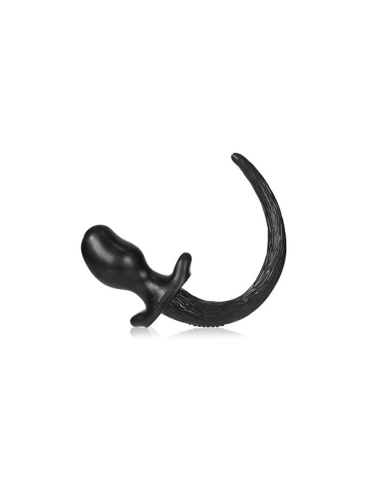 Korek analny pup play Mastiff Puppy tail Black Oxballs