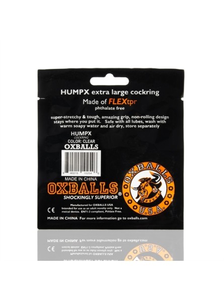 Pierścień erekcyjny Humpx Cockring Clear Oxballs