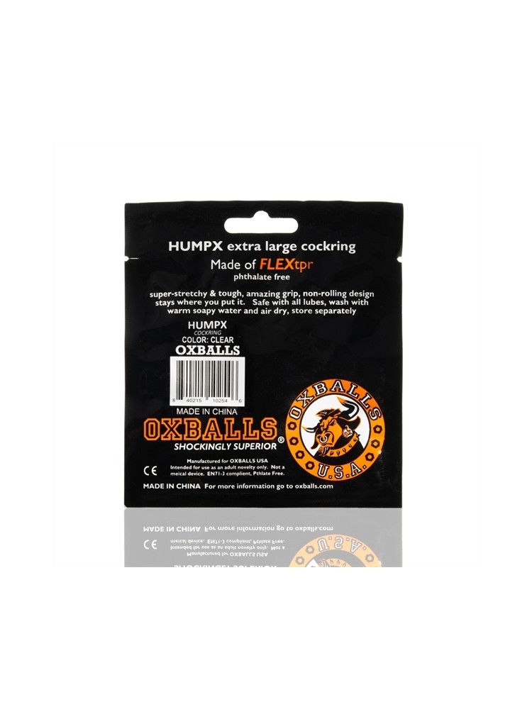 Pierścień erekcyjny Humpx Cockring Clear Oxballs