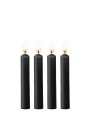Teasing Wax Candles 4-Pack Black - Czarny Zestaw Świec Do Bdsm Ouch! by Shots