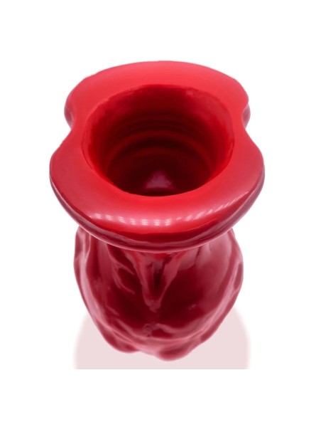Tunel analny Pighole Squeal FF Veiny Hollow Plug Red Oxballs