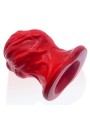 Tunel analny Pighole Squeal FF Veiny Hollow Plug Red Oxballs