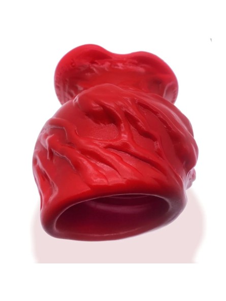 Tunel analny Pighole Squeal FF Veiny Hollow Plug Red Oxballs