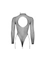 Body Le Désir With Fishnet Structure And Turtle Neck One Size Le Désir