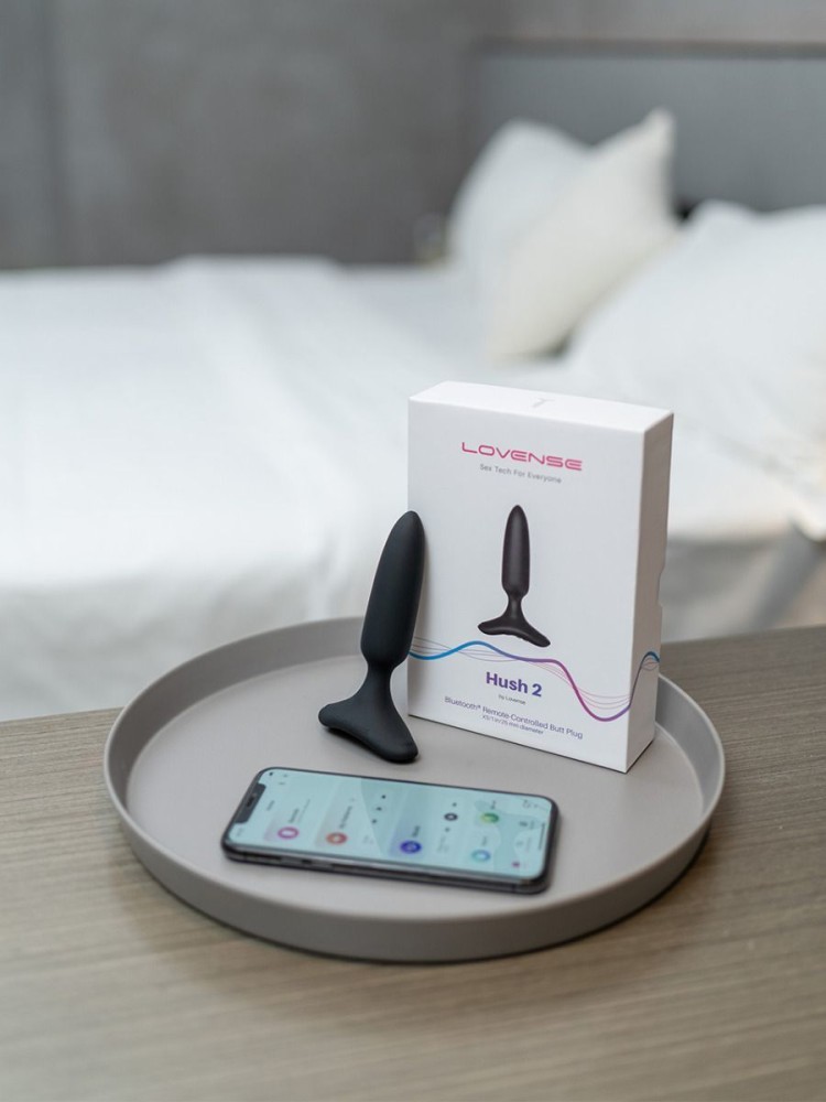 Wibrujący Korek Analny Hush 2 Butt Plug 25Mm Lovense