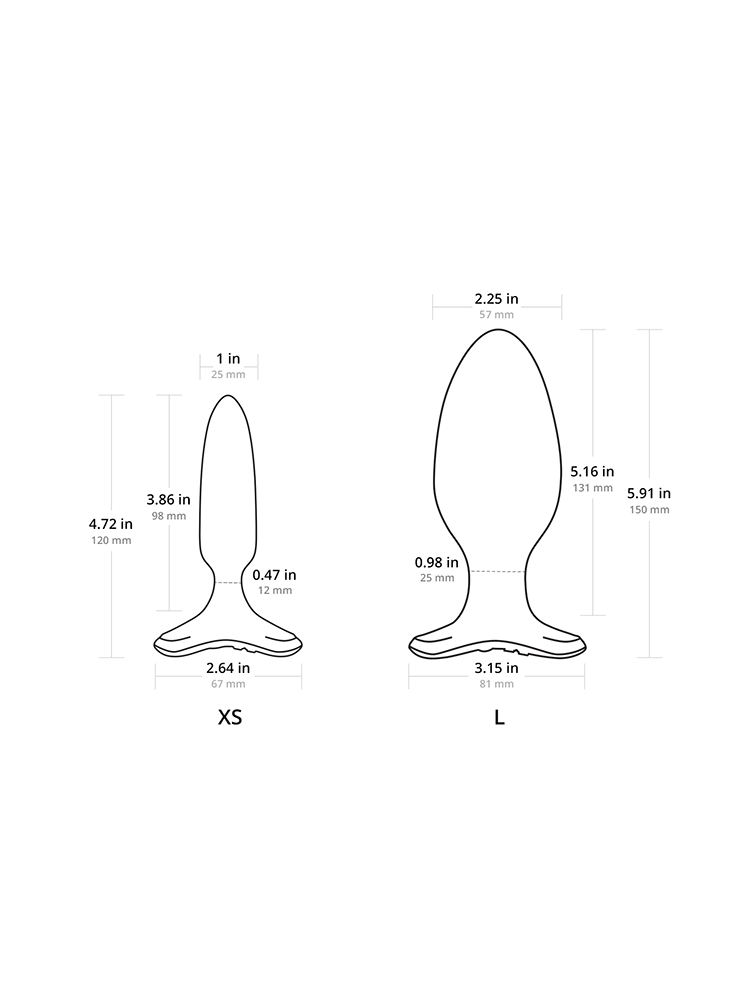 Wibrujący Korek Analny Hush 2 Butt Plug 25Mm Lovense