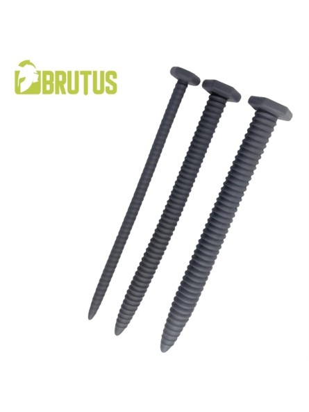 Zestaw 3 silikonowych sond do cewki Brutus Screw You! 3 Pcs Ribbed Silicone Sound Set