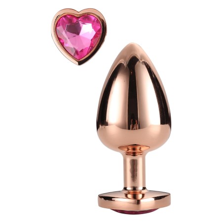 Korek Analny Gleaming Love Rose Gold Plug Small Dreamtoys