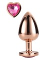 Korek Analny Gleaming Love Rose Gold Plug Small Dreamtoys