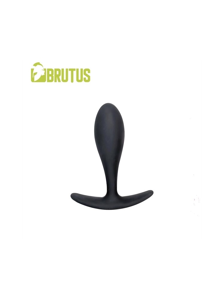Korek analny All Day Long Silicone Butt Plug Black M Brutus