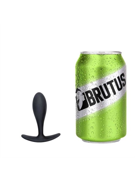Korek analny All Day Long Silicone Butt Plug Black M Brutus