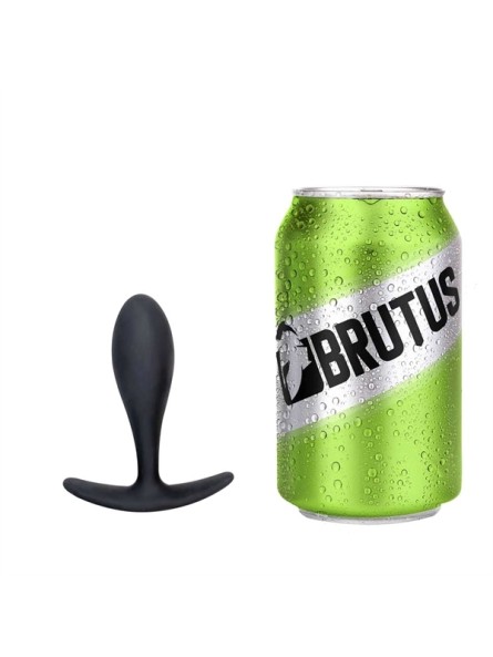 Korek analny All Day Long Silicone Butt Plug Black L Brutus