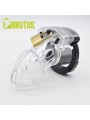 Pas cnoty regulowany Alpha Cage Chastity Cage Clear Brutus