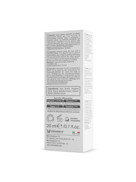 Chłodzący Spray Opóźniający R20 20Ml IntimateLine