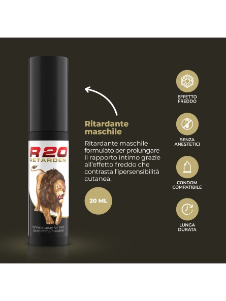 Chłodzący Spray Opóźniający R20 20Ml IntimateLine