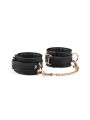 Kajdanki Black Organosilicon Wrist Cuffs Liebe Seele