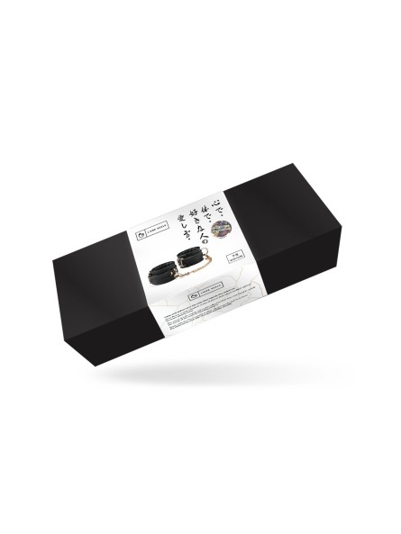 Kajdanki Black Organosilicon Wrist Cuffs Liebe Seele