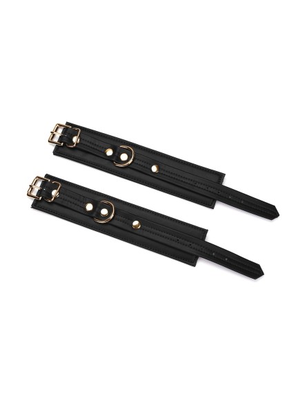 Kajdanki Black Organosilicon Wrist Cuffs Liebe Seele