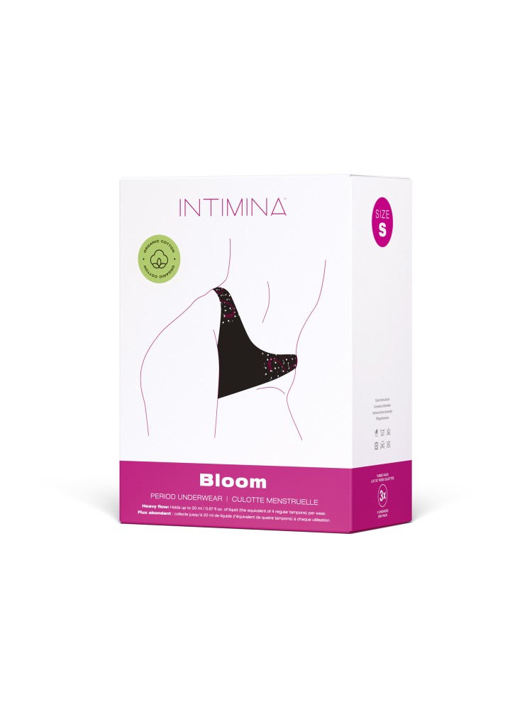 3Pak Bielizna Menstruacyjna Bloom Menstrual Panties S Intimina