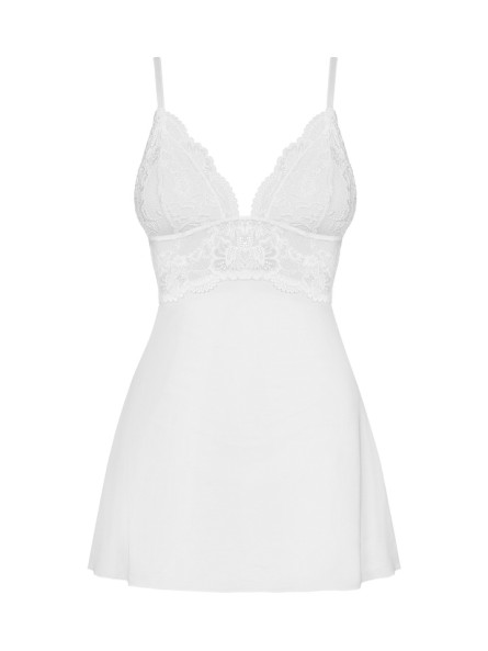 810-BAB-2 babydoll biały L/XL Obsessive