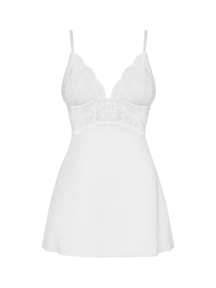 810-BAB-2 babydoll biały L/XL Obsessive