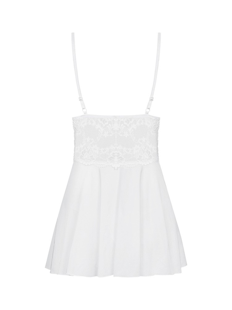 810-BAB-2 babydoll biały L/XL Obsessive