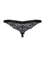 828-THC-1 stringi otwarte czarne  S/M Obsessive