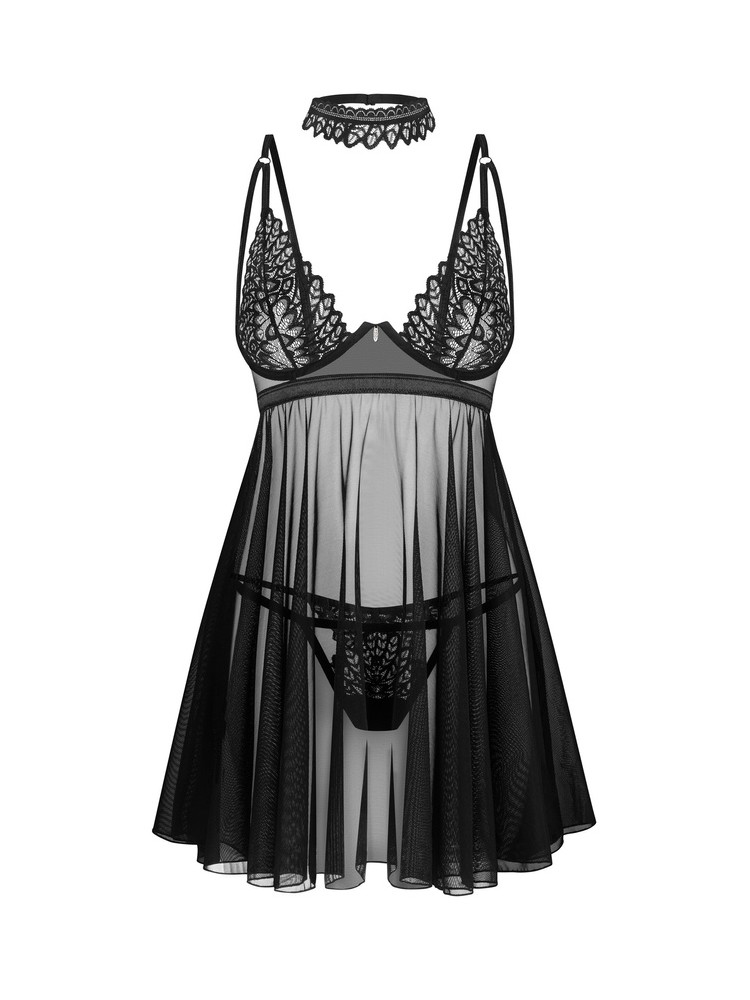 Donarella babydoll i stringi  M/L Obsessive
