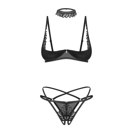 Donarella komplet 3-częściowy otwarty  M/L Obsessive