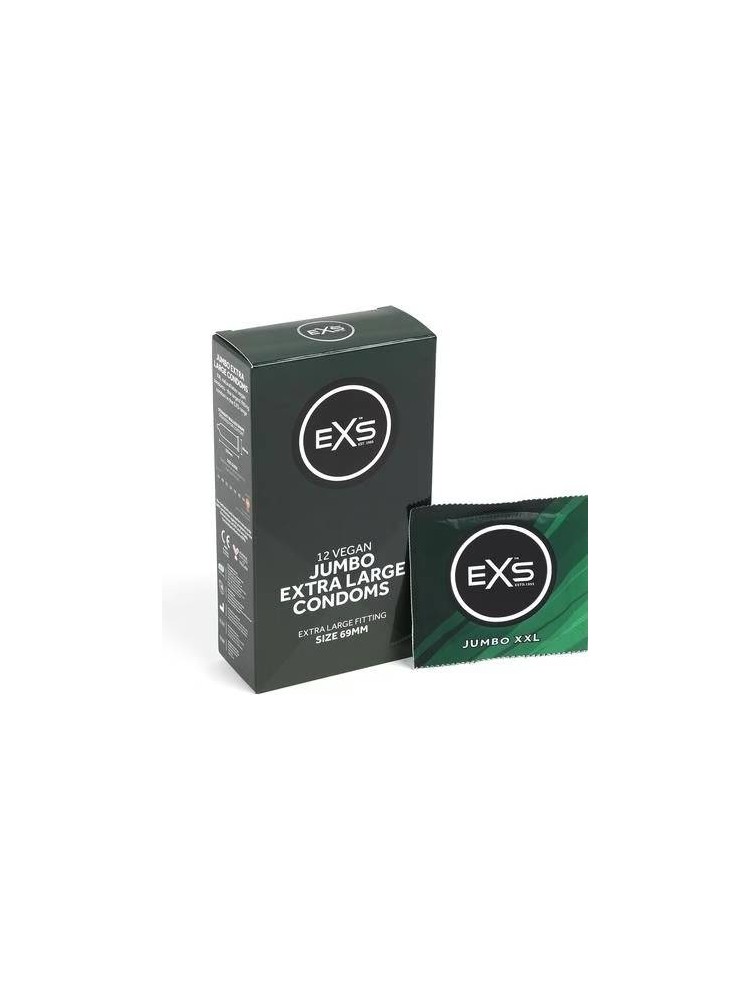 Prezerwatywy XXL Jumbo Condoms 12 Pcs EXS