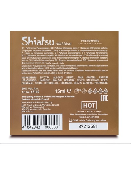 Feromony dla mężczyzn Pheromon Fragrance Man Darkblue 15ml Shiatsu