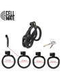 Pas cnoty Guardian Chastity Cage Black Size 2 CELLMATE
