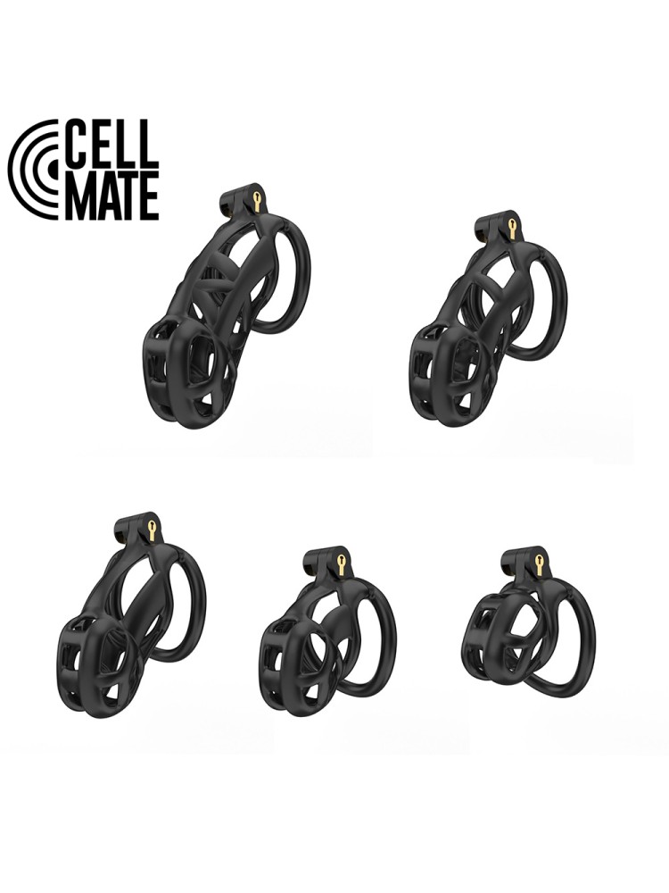 Pas cnoty Guardian Chastity Cage Black Size 2 CELLMATE