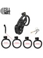 Pas cnoty Guardian Chastity Cage Black Size 4 CELLMATE