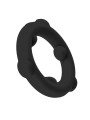 Pierścień erekcyjny [SIL] SPINNER Cockring Black Oxballs