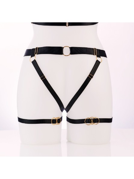 Uprząż FAUSTINA III - Waist/Thigh Triangle Harness Kinky Diva