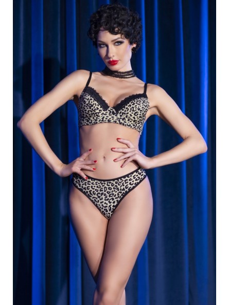 CR 4727 Leopardowy komplet bikini