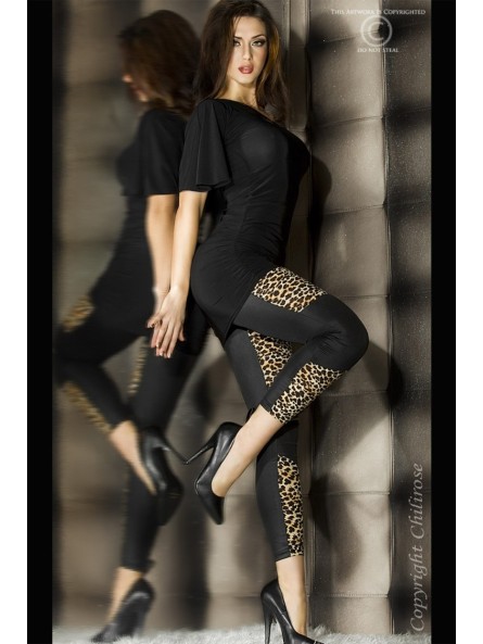 CR 3390 Leopardowe Leginsy