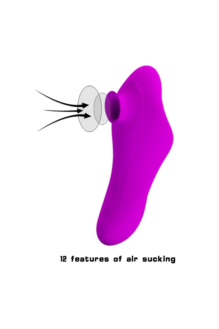 Pretty Love Magic Fish – Wibrator z funkcją ssącą, 12 trybów