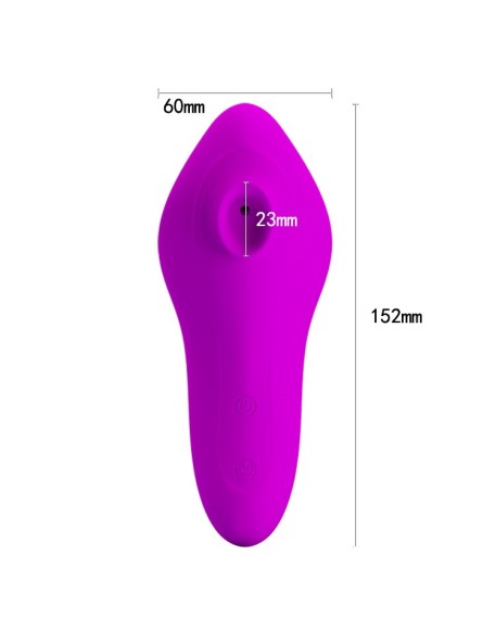 Pretty Love Magic Fish – Wibrator z funkcją ssącą, 12 trybów