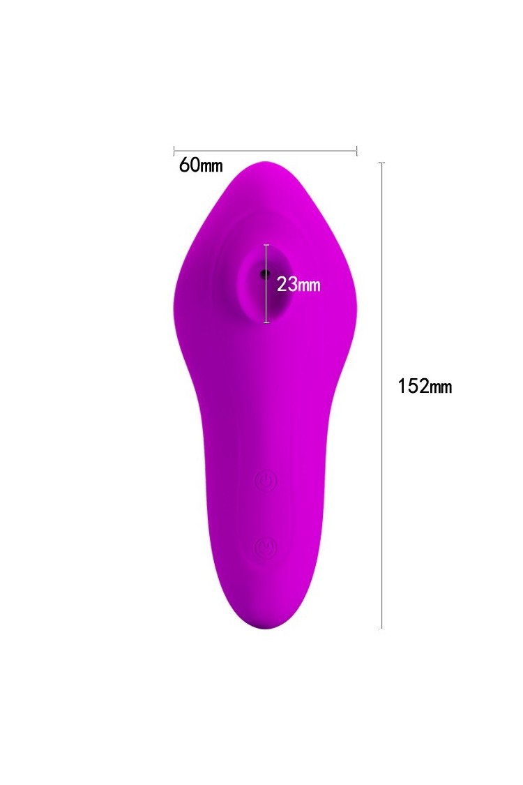 Pretty Love Magic Fish – Wibrator z funkcją ssącą, 12 trybów